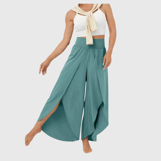Women’s Wide-Leg Summer Pants – Lightweight Relaxed Everyday Trousers