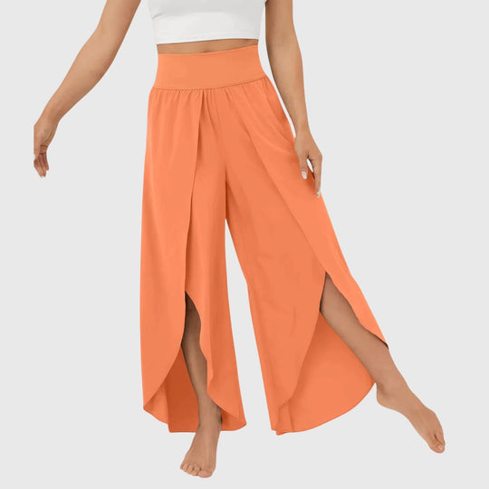 Women’s Wide-Leg Summer Pants – Lightweight Relaxed Everyday Trousers