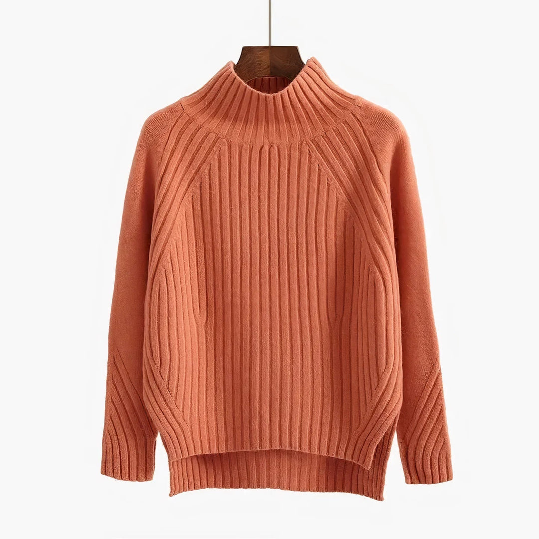 Women’s Wool Turtleneck Sweater – Soft Breathable Long-Sleeve Knit