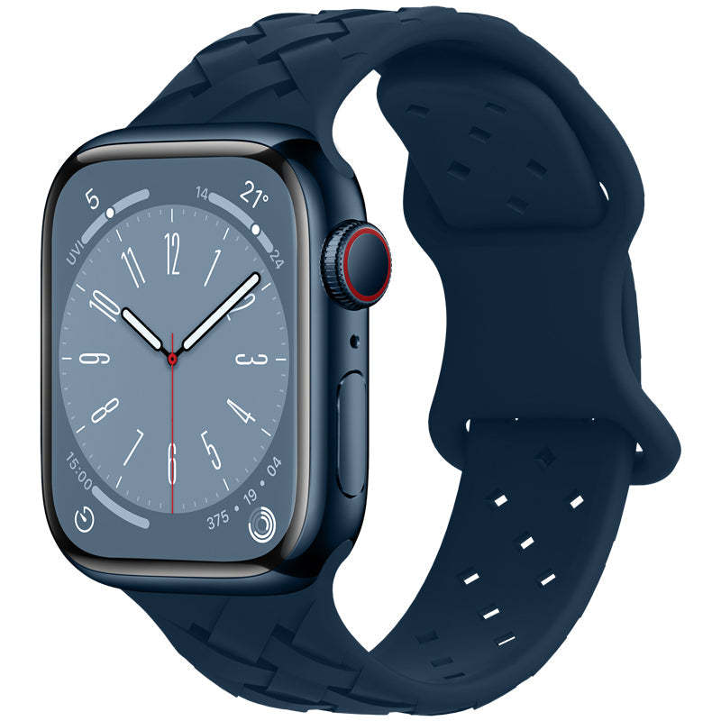 Braided Silicone Band for Apple Watch 1 to 8, SE & Ultra series