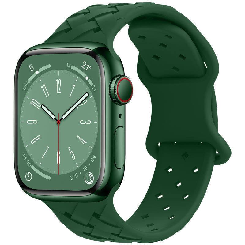 Braided Silicone Band for Apple Watch 1 to 8, SE & Ultra series