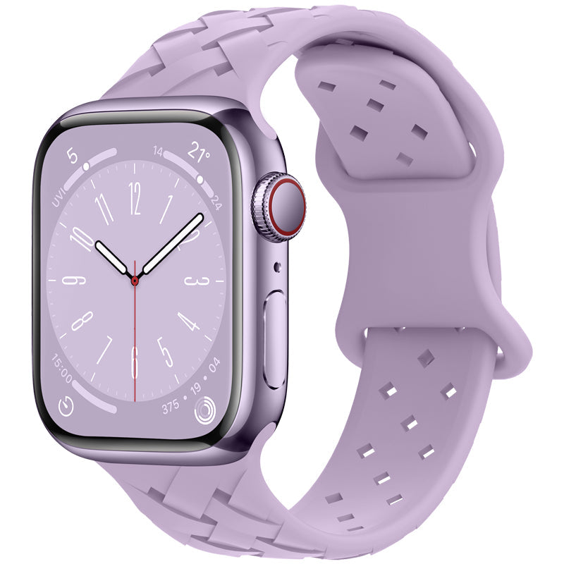 Braided Silicone Band for Apple Watch  1 to 8, SE & Ultra series