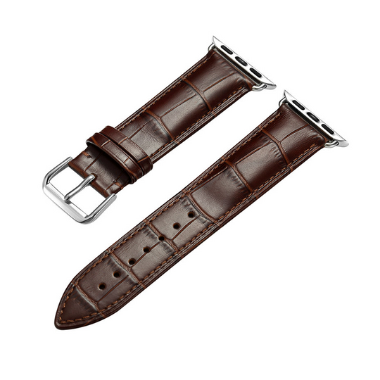 Dress Leather Strap for Apple Watch 1 to 8, SE & Ultra series