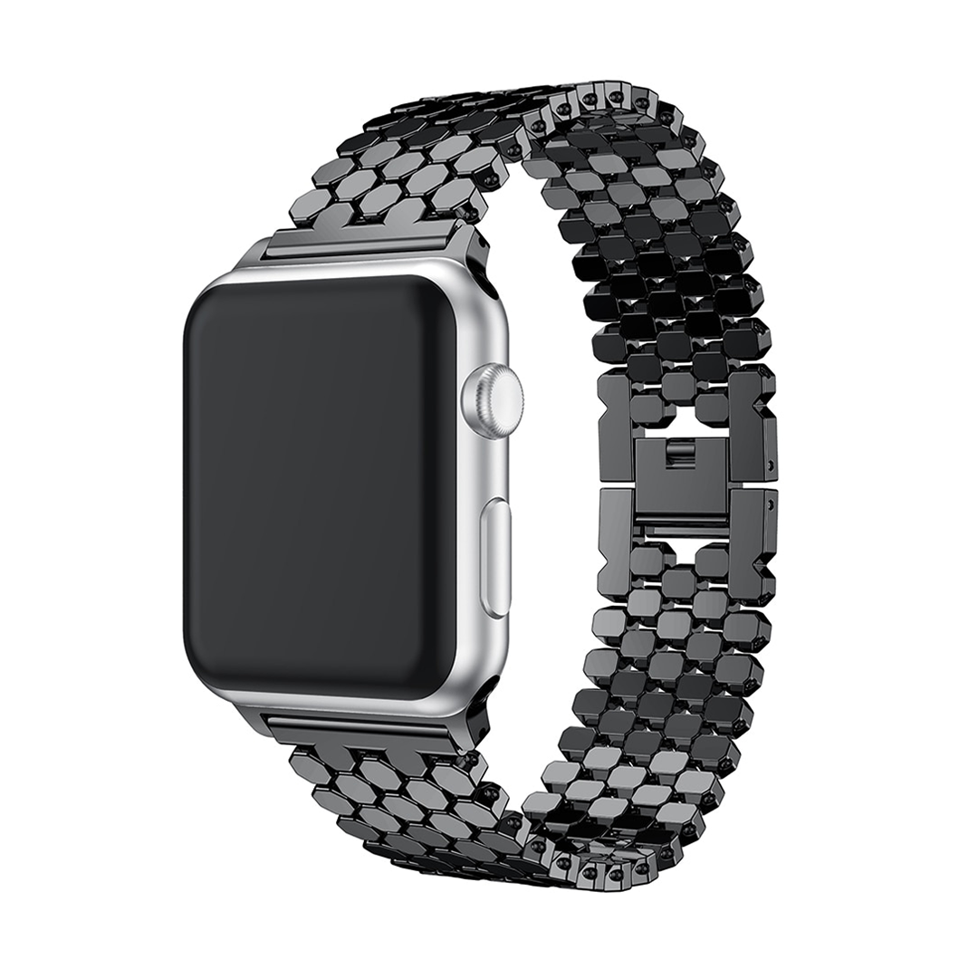 Honeycomb Metal Strap for Apple Watch 1 to 8, SE & Ultra series