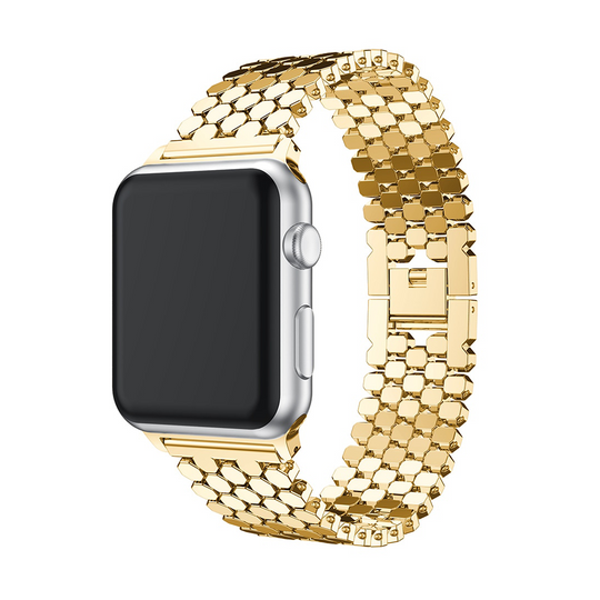 Honeycomb Metal Strap for Apple Watch 1 to 8, SE & Ultra series