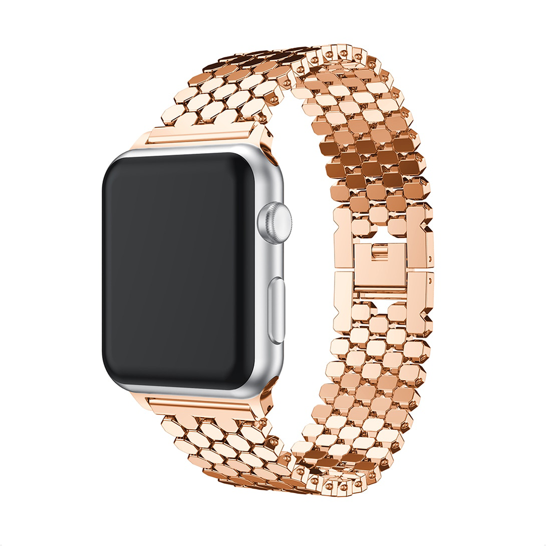 Honeycomb Metal Strap for Apple Watch  1 to 8, SE & Ultra series