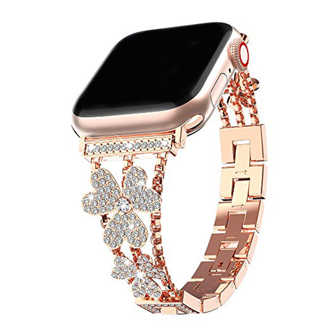 Lux Flowery Bracelet for Apple Watch 1 to 8, SE & Ultra series