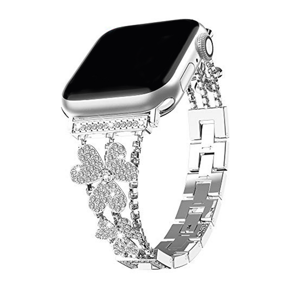 Lux Flowery Bracelet for Apple Watch  1 to 8, SE & Ultra series