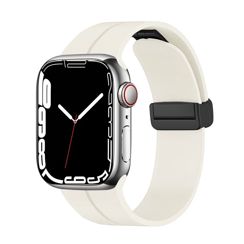 Magnetic Silicone Buckle Band for Apple Watch