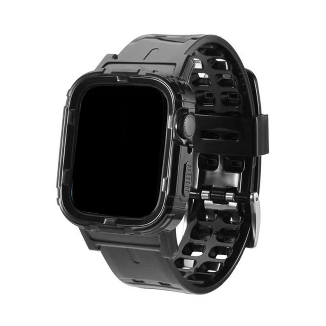 Translucent Silicone Strap for Apple Watch 1 to 8, SE & Ultra series